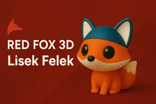 🦊 Lisek Felek – breloczek 3D